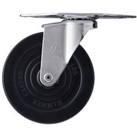 ハンマーキャスター ハンマー Eシリーズコーナー 旋回式ゴム車輪 125mm