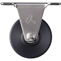 ハンマーキャスター ハンマー Eシリーズオールステンレス 固定式MCナイロン車輪 50mm