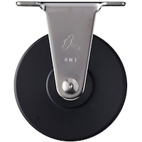 ハンマーキャスター ハンマー Eシリーズオールステンレス 固定式MCナイロン車輪 75mm