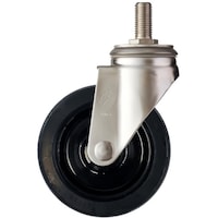 ハンマーキャスター ハンマー SAシリーズオールステンレス 旋回式ゴム車輪(ローラーベアリング)150mm