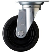 ハンマーキャスター ハンマー 旋回式ゴム車輪(ナイロンホイール・ボールベアリング)150mm