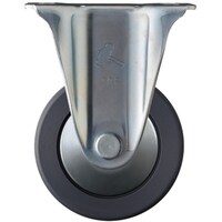 ハンマーキャスター ハンマー 固定式MCナイロン車輪(ラジアルボールベアリング)100mm