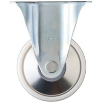 ハンマーキャスター ハンマー 固定式ナイロン車輪(ラジアルボールベアリング)125mm