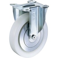 ハンマーキャスター ハンマー 固定式ナイロン車輪(ラジアルボールベアリング)200mm