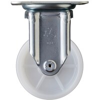 ハンマーキャスター ハンマー 固定式ナイロン車輪 100mm