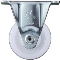 ハンマーキャスター ハンマー 固定式ナイロン車輪(ローラーベアリング)50mm