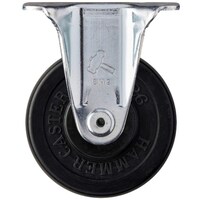 ハンマーキャスター ハンマー 固定式ゴム車輪 65mm