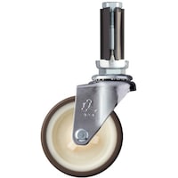 ハンマーキャスター ハンマー パイプ差込み旋回式ウレタン車輪(ナイロンホイール)65mm φ19ー21用