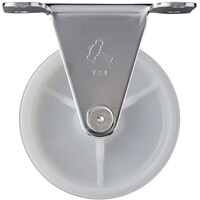 ハンマーキャスター ハンマー Eシリーズオールステンレス 固定式ナイロン車輪 85mm