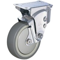 ハンマーキャスター ハンマー ステンレスクッションEねじ込みM12ウレタン100mm線径2.3