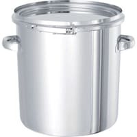 MONOVATE MONOVATE ステンレスタンク テーパー付レバーバンド式密閉タンク(フタ付) 100L TPCTL47H 1個