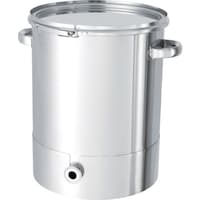 MONOVATE MONOVATE ステンレスタンク片テーパー型バンド式密閉式容器100L KTTCTL47H 1個