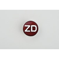 日本緑十字社 緑十字 七宝焼バッジ(胸章) ZD バッジ208 20mmΦ 銅製 138208 1個