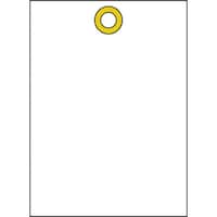 日本緑十字社 緑十字 バルブ開閉札 白無地タイプ 特15100 55×40mm 10枚組 PET