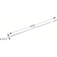 DXアンテナ DX リブパイプ(溶融亜鉛メッキ鋼管) MZ180 1個