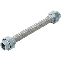 ナンゴクフレキコウ NFK 標準ユニオン式フレキシブルホース(カラー式) ユニオンFCMB 25A×400L