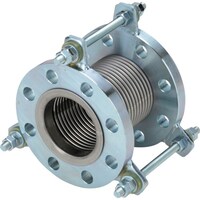 ナンゴクフレキコウ NFK ポンプ用フレキシブルジョイント フランジ10K/SS400(接液部SUS) 65A×150L