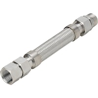 ナンゴクフレキコウ NFK スリムユニオン式(メタルタッチ)フレキシブルホース オス×メス型 継手SUS304(ALLSUS304) 10A×700L