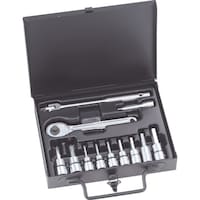 ミトロイ(水戸工機) ミトロイ 1/4 ヘックスソケット ケースセット 9コマ13点