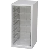 アイリスオーヤマ IRIS 252082 スチールフロアケース SFE6006 ホワイト/クリア SFE6006WH 1個