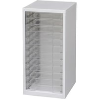 アイリスオーヤマ IRIS 252079 スチールフロアケース SFE6120 ホワイト/クリア SFE6120WH 1個