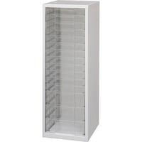 アイリスオーヤマ IRIS 252081 スチールフロアケース SFE8123 ホワイト/クリア SFE8123WH 1個