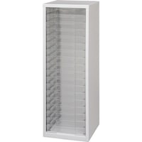 アイリスオーヤマ IRIS 252080 スチールフロアケース SFE8180 ホワイト/クリア SFE8180WH 1個