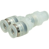 ニホンピスコ PISCO チューブフィッティングPP ブランチワイチューブ12ネジR1/2