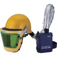 山本光学 YAMAMOTO 電動ファン付呼吸用保護具 粒子捕集効率PL1(95%以上) LS355W2SAZ 1個