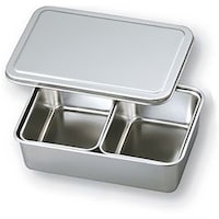 アズワン AS ステンレスバット蓋付き(仲子入り)2ツ入