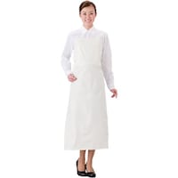 アズワン ウレタンワンタッチ胸付前掛 フリーサイズ