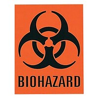 アズワン AS バイオハザードステッカーKBH3 2469903 1個