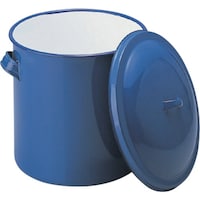 アズワン ホーローフタ付タンク 10L