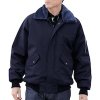 ミドリ安全 ミドリ安全 【今季完売】防寒 綿 パイロトジャンパー ネイビー 5L