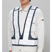 ユニット ユニット サイズ調整ベスト 紺×白