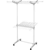 アイリスオーヤマ IRIS 268357 室内物干し ホワイト W700KR 1個