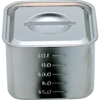 スギコ SUGICO 188目盛付浅型角キッチンポット(