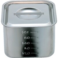 スギコ SUGICO 188目盛付浅型角キッチンポット(