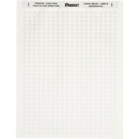 パンドウイットコーポ PANDUIT レーザープリンター用ラベル コンポーネントラベル 幅 9.7mm x 高さ9.7mm ポリエステル 白 10,000 枚入り C038X038YJJ C038X038YJJ