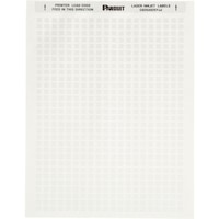 パンドウイットコーポ PANDUIT レーザープリンター用ラベル コンポーネントラベル 幅 12.7mm x 高さ11.2mm ポリエステル 白 10,000 枚入り C050X044YJJ C050X044YJJ