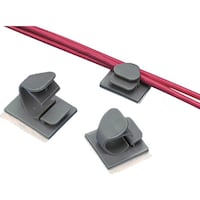 パンドウイットコーポ PANDUIT コードクリップ 粘着テープ付き テレホングレー (100個入) LWC75AC14 1袋(100個)