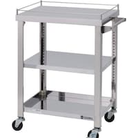 東製作所 アズマ 4方コボレ止め付きワゴン 3段 4GWG3900K 1台