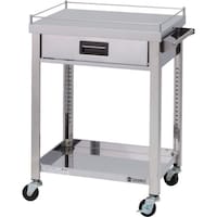 東製作所 アズマ 4方コボレ止め・引出付ワゴン 2段 4GWGO2600K 1台