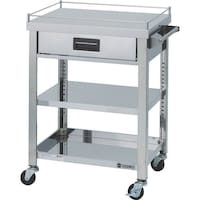 東製作所 アズマ 4方コボレ止め・引出付ワゴン 3段 4GWGO3600K 1台