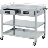 東製作所 アズマ 4方コボレ止め・引出付ワゴン 3段 4GWGO3900H 1台