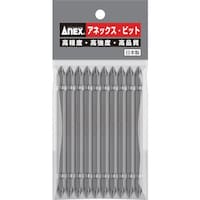 アネックスツール アネックス パワービット10本組 両頭+1×110 (マグネットなし) AP141110 1Pk(10本)