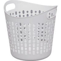 アイリスオーヤマ IRIS 227826 ソフトバスケットLサイズ(穴あり) ピュアホワイト