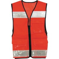 グリーンクロス グリーンクロス メッシュ安全反射ベスト 蛍光オレンジ