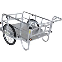 ハラックス HARAX 折り畳み式リヤカー コンパック(ノーパンクタイヤ) HC906NSH 1台