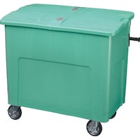 積水テクノ成型 積水 集積保管庫 リサイクルカートアウトバー0.6 グリーン RCJ6SB 1台